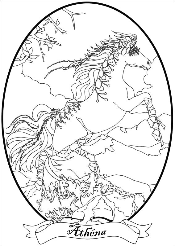 Plansa de colorat cu Bella Sara 27 20